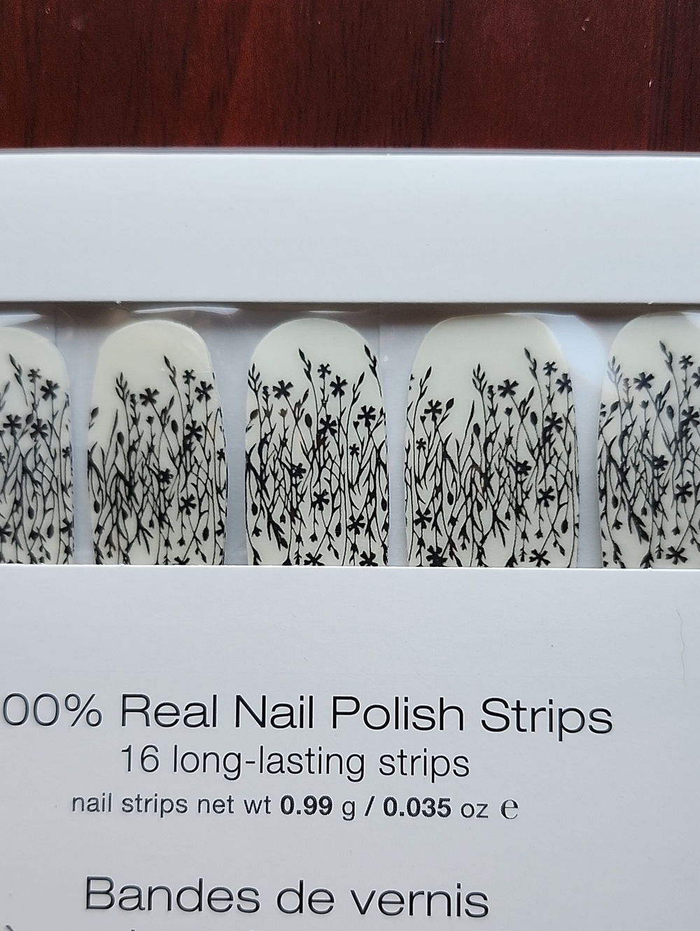 👉*NWT* COLOR STREET "GROW ON YOU" 100% NAIL POLISH STRIPS ~BLACK OVERLAY ~USA